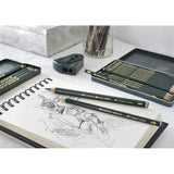 Faber-Castell 9000 Graphite Sketch Pencil Sets Art 2H - HB set of 8