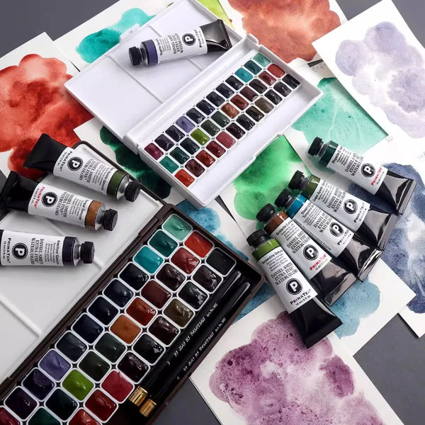 AOOKMIYA Daniel Smith Mineral/Layered Watercolor Paint 36 Colors Set Solid Acuarela Portable Palette 0.5ml/1ml  Beginner Art Supplie  AOOKMIYA.COM