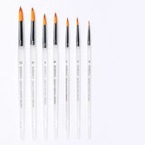 AOOKMIYA 6pcs Watercolor Brush Set Round Head Nylon Brush Art Students Painting Special Gouache Acrylic Watercolor Hook Line Art Supplies
