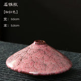 Minimalist Glaze Ceramic Vase, Creative Home Ornament, Small Flower Arrangement, Living Room Decoration, Kiln