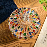 Wind Painted Candy Jar Preparation Glass Candy Storage Box Snack Food Storage Jar Creative Simple Household Decoration with Lid