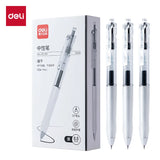 Deli 4/8pcs 0.5mm Black Ink Quick-drying Gel Pen Stationery School Student Supplies Office Supplies Signing Pen Gift Office Pen