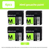 MIYA HIMI Jelly Pigment Single 30ml Gouache Pigment 56 Colors Beginners Try Supplement Replacement Training Art Gouache Pigment