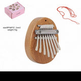 AOOKMIYA ART+ Creative Gifts 8 Key Mini Wooden Kalimba High Quality Exquisite Finger Thumb Piano Marimba Musical Good Accessory Pendant Gift