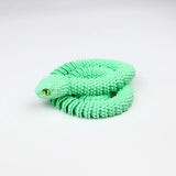 Snake Sculpture Articulated Snake Decor Articulated Snake Figurine with Movable Joints 3d Printed Model for Home for Bookshelf
