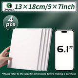 AOOKMIYA 4/6/8pcs Marie's 13x18cm/5x7inch Blank Canvas Bulk,Prepared for Painting,Drawing,Oil,Acrylic,Tempera,Perfect for Adults,Artists