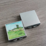 AOOKMIYA 16/18 Grid Watercolor Palette Mini Paint Packaging Tin Box Student Portable Watercolor Box Aquarel Painting Art Supplies