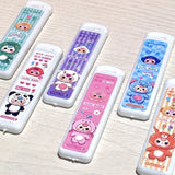 New Baby Three Year Old Automatic Pencil Set Cartoon Cute 0.5mm Activity Pencil Elementary School Learning Stationery Child Gift