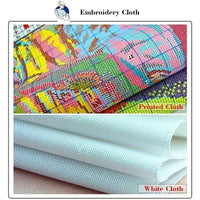AOOKMIYA Joy Sunday Cross Stitch Kit Copenhagen HD Pattern Aida 16/14/11CT Counted Printed Canva DIY Embroidery Kit Hand Craft Home Decor