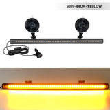 Automobile parts 48LED Car Strobe Lights Windshield LED Police Lights Truck Flash Warning Light 12V 24V Front Rear Emergency Lamps for Car
