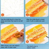 AOOKMIYA Borrence 28ml Watercolor Masking Fluid White Liquid Hand-Painted Gouache Painting Water Color Media Masking Ink Bottled Pigment AOOKMIYA.COM