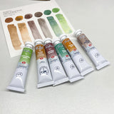 AOOKMIYA New 10 Color White Night Watercolor Paint Layered Color Master Precipitated Color Artist Painting  Aquarelas Art Supplies