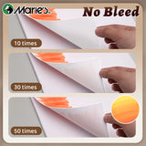AOOKMIYA 30 Sheets Marie's White Cardstock, 3 Sizes Papers, 16K/A4/8K Paintng Card Stock, Smooth Card Paper,250gsm/90 lb Heavy Card Stock