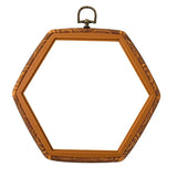 AOOKMIYA Imitated Wood Round,Oval Different Size Decorative Cross Stitch Hoop Ring Frame Embroidery Frame Circle Hanging Arts Ornament