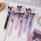 36pcs Sanrio Kuromi Mechanical Pencil Cute Kuromi Acrylic Patch 0.5 Automatic Pencil Stationery Student Gifts