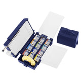 AOOKMIYA Winsor Newton Watercolor Travel Set Portable 12-color Half-block Luxury Sketch Special Beginner Hand-painted Art Supplies