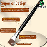 AOOKMIYA 25pcs Marie's Professional Oil Paint Set with 7pcs Brushes & 18 Colors,12ml/0.42oz Tubes,Oil Based Pigments Kit for Canvas,Craft