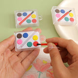 6-color Solid Watercolor Powder Transparent Box Packaging Children's DIY Painting Student Painting Supplies   Art