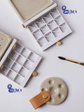 Mini Cute Watercolor Paint Box, Portable Folding Handmade Drawing Board, Watercolor Pigments Palette Design, Creative Stationery