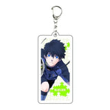 AOOKMIYA ART+ Creative Gifts Blue Lock Isagi Yoichi Acrylic Anime Keychain Bag Charms Pendant Jewelry Cute Creative Key Ring Friends Gift Figure Cartoon