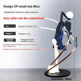 Misha White Goddess Statue Floor Lamp , Liberty Sculpture Floor Lamp , Art Human Floor Lamp