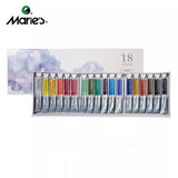 AOOKMIYA Marie’s Artist Grade Professional Watercolor Paint 12/18/24 Color Set 9ML Tube Artist Painting Watercolor Paint Art Supplies