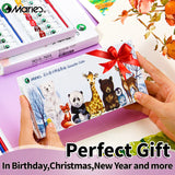 AOOKMIYA 12 Colors Marie's Gouache Paint Set with 1 Paintbrush,Professional 5ml/Tubes for Painting,Canvas,Paper,DIY for Hobbists,Artists