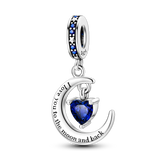 2025 Hot Sale Charms Bead 925 Sterling Silver Pink Butterfly Luminous Firefly Dangle Fit Bangle Bracelet Necklace DIY Jewelry