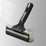AOOKMIYA 1pc 2.2"/3.9"/5.9"/7.6" Rubber Brayer Roller for Printmaking,Gluing,Engraving,Wallpapers for Printing Ink Blocks,Craft Stamping