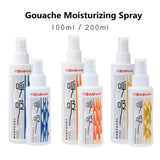 AOOKMIYA MIYA Moisturized Mildew Gouache Spray100ml 200ml Gouache Painting Jelly Pigment Moisturizing Anti-Crack Art Supplies