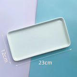 Ceramic Watercolor Palette Campus Oil Painting Chinese Paints White Porcelain Shell Palette Artists Color Mixing Palette