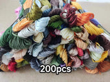 AOOKMIYA 100% Cotton High Quality Cross stitch Floss Embroidery thread  Cross Stitch Embroidery Hand Knitting Sewing Weaving 8m 447 color