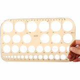 Circular Template 37 Circles Draw Circle Template Draw A Circular Ruler Board Student Drawing Tools 360 Degree Circular Template