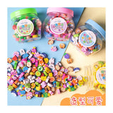 50pcs/Box Cute Rubber Eraser Creative Animal Fruit Pencil Erasers Mini Kawaii Stationery Kids Student Office School Supplies