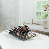 AOOKMIYA Conch Ashtray Ornaments Glass Crafts Origin Zibo Candle Sand Modern Simple Coffee Table Home Decorations