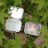 AOOKMIYA Mini Portable Watercolor Paint Box Metal Watercolor Sub-packing Box Pigment Moisturizing Box Watercolor Dispenser Tin Box  AOOKMIYA.COM