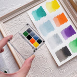 AOOKMIYA Winsor & Newton New Replica 8-color Watercolor Paint Subpackage 0.3/0.5/1ML Professional Artist Painting Watercolor Art Supplies