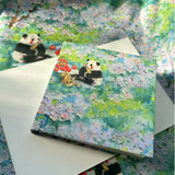 AOOKMIYA Exquisite Fabric Handmade Watercolor Book 12.6cm 300g Thickened Cotton Pulp Water Color Paper Sketchbook Student Art Supplies