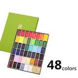 AOOKMIYA Kuretake Solid Watercolor Paint Set 12/24/36/48 Colors Professional Water Color Paints For Painting Art Supplies  AOOKMIYA.COM
