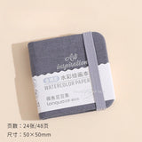 AOOKMIYA New Cotton Pulp Watercolor Book 300g Thick Fabric Cover Travel Portable Painting Notebook Sketchbooks Art Supplies