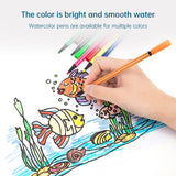 AOOKMIYA Deli Children Painting 48 Colors Non-toxic Washable Watercolor Pen Colorful Journal Pens Planner Pens Children's Art Supplies