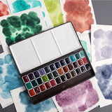 AOOKMIYA Daniel Smith Mineral/Layered Watercolor Paint 36 Colors Set Solid Acuarela Portable Palette 0.5ml/1ml  Beginner Art Supplie  AOOKMIYA.COM