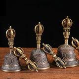 Multi Caliber Nepal Bells Diatonics Tibetan Bronze Bells Musical Instruments Music Toys Child Hand Bells Master Taps Crafts