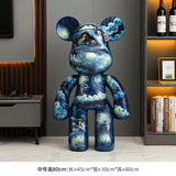 AOOKMIYA ART+ Creative Gifts Luxury Floor Standing Bear Ornament Sculpture Creative Luxury Living Room Decoration Ornament Decoration Sofa TV Cabinet