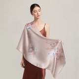 100% Silk Scarf Women Print Hangzhou Handkerchief Pure Silk Neckscarves Luxury Bufandas Silk Shawl  2025 Long Scarf