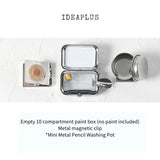 Travel Watercolour Paint Set Mini Portable Paint Box Watercolour Paint Dispenser Set 10/16 Grids Watercolor Palette Empty Box