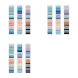 C1FB Morandi Sticky Note Pads Posits Stationery Paper Stickers Posted It Memo Notepad Notebook School Office Accessories