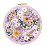 AOOKMIYA Embroidery Kit for Beginners and Embroidery Enthusiasts - Includes Floral Landscape with Thread Needles