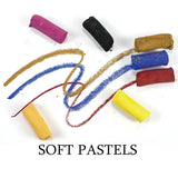 AOOKMIYA SENNELIER Extra-Soft Half Pastel 6 Stick Set Hand Made Color Powder Stick Skin Color Seascape Beginners Art Supplies