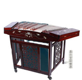 Dulcimer Musical Instrument Trademark Customized Portable Dulcimer with Stand case and Bamboo YQ002